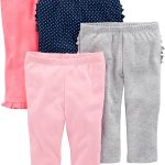 Simple Joys by Carter's Baby Girls' Pant, Pack of 4